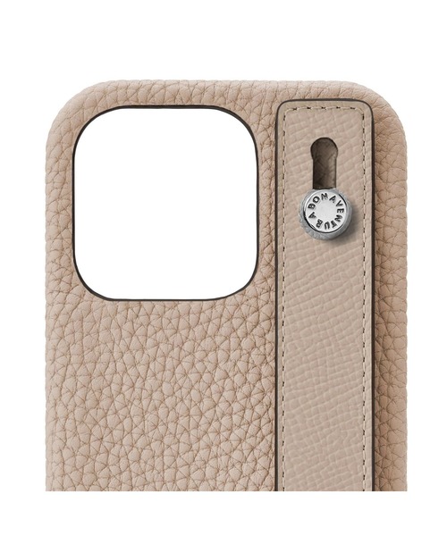 ■BONAVENTURA■iPhone14 ハンドル付き バックカバーケース iPhone 14) ハンドル付き バックカバーケース シュリンクレザー