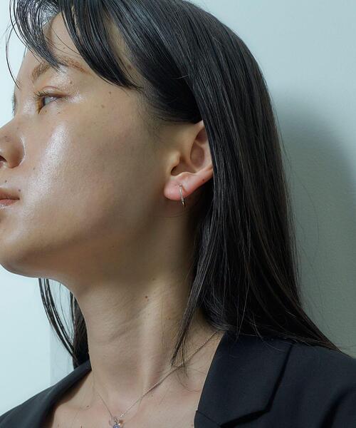イヤリング SMELLY so’　thin hoop earring レディースの画像