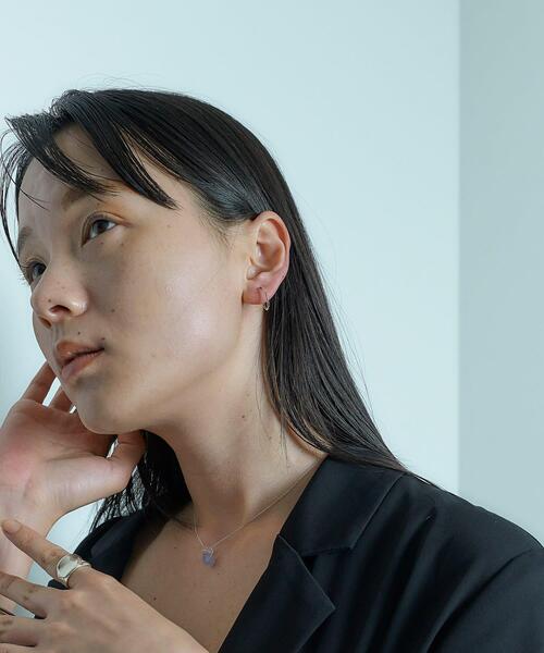 イヤリング SMELLY so’　thin hoop earring レディースの画像