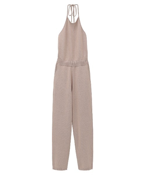CLANE（クラネ） オールインワン HALTER NECK KNIT ALL IN ONE