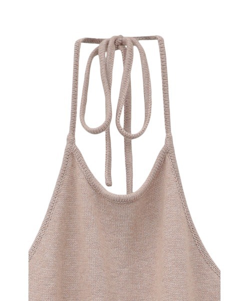 CLANE（クラネ） オールインワン HALTER NECK KNIT ALL IN ONE