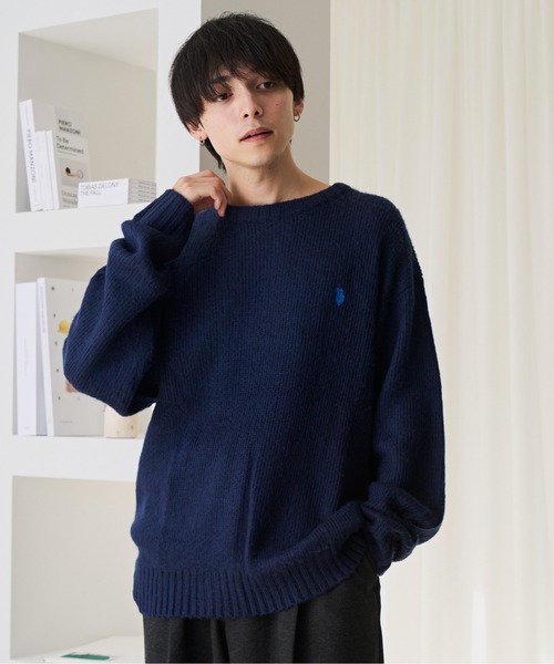 U.S. POLO ASSN.（ユーエスポロアッスン） ニット セーター クルー