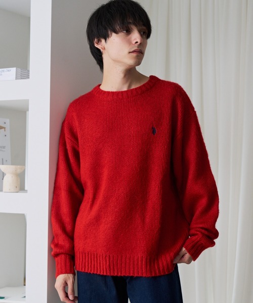 U.S. POLO ASSN.（ユーエスポロアッスン） ニット セーター クルー