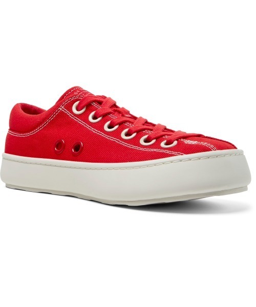 Camper レザー レッド カジュアルシューズ CAMPER レザー スニーカー レッド - メルカリ