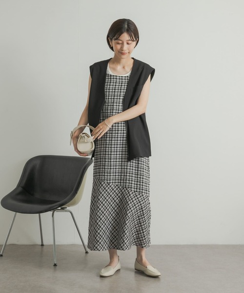 URBAN RESEARCH DOORS / アーバンリサーチ ドアーズ 『UR TECH DRYLUXE』フロントZIPベスト URBAN RESEARCH DOORS｜『UR TECH DRYLUXE』フロントZIPベスト