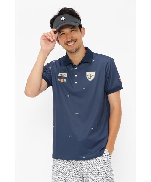 【PEARLY GATES】サイズ1ポリエステルジャガードジョガー¥29,700 PEARLY GATES】ポリエステルアートピケライクジャガード