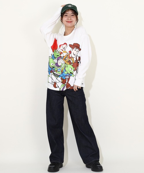 ディズニー　ロンT Disney tシャツ 親子お揃い ディズニー トイ・ストーリー