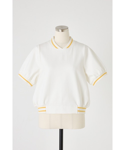 ポロシャツ ポロ mio yanase / Ponte polo tops  ミオ　ヤナセ/ポンチ　ポロ　トップス レディース HeRIN.CYE ポロシャツ ポロ mio yanase / Ponte polo tops ミオ