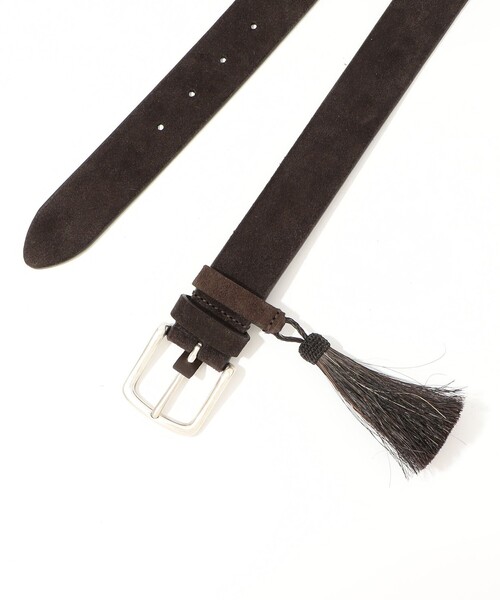 Anderson's ベルト 「別注」Anderson's スエードタッセルベルト