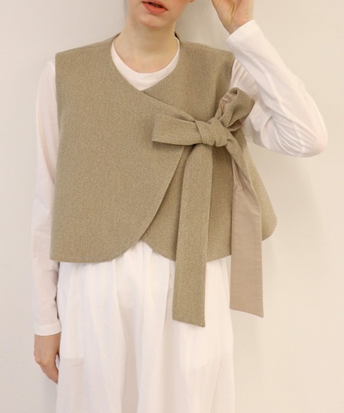 ベスト ジレ 木枯らしのリボン「ベスト」 レディース