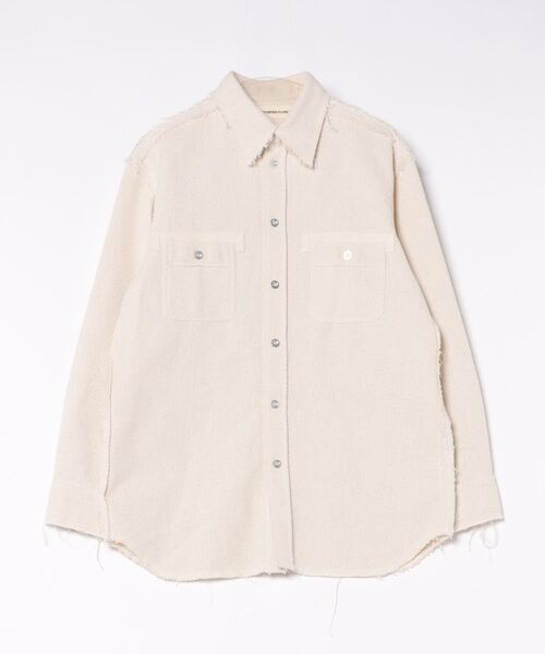 ブラウス シャツ VOLTAGE CONTROL FILTER/ヴォルテージコントロールフィルター/CUTOFF COTTON SHIRTS レディー