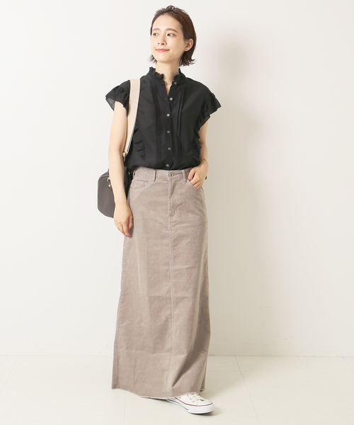 「Spick & Span」 ノースリーブブラウス - ブラウン レディース Spick＆Span 「Spick & Span」 ノースリーブブラウス - ブラウン