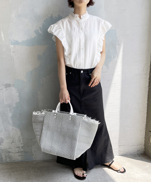 「Spick & Span」 ノースリーブブラウス FREE ブラウン レディース Spick＆Span 「Spick & Span」 ノースリーブブラウス FREE