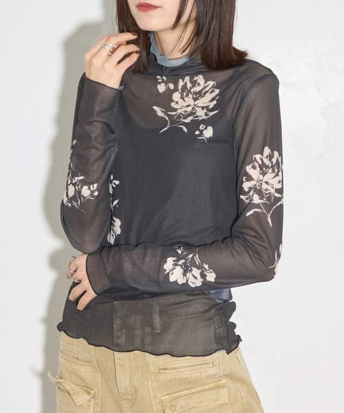 tシャツ 花柄タトゥーシアートップス レディース : ZOZOTOWN Yahoo!店 