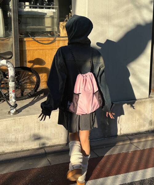 デイバック リュック 「SEQUENZ（シークエンズ）」DAILY TECH KNAPSACK / ナップサック テック バック ドローコード レディ | SEQUENZE | 06
