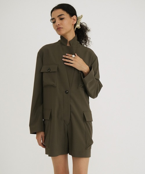 最終値下げclane MILITARY SHORT ALL IN ONE新品 CLANE（クラネ） オールインワン MILITARY SHORT ALL IN ONE