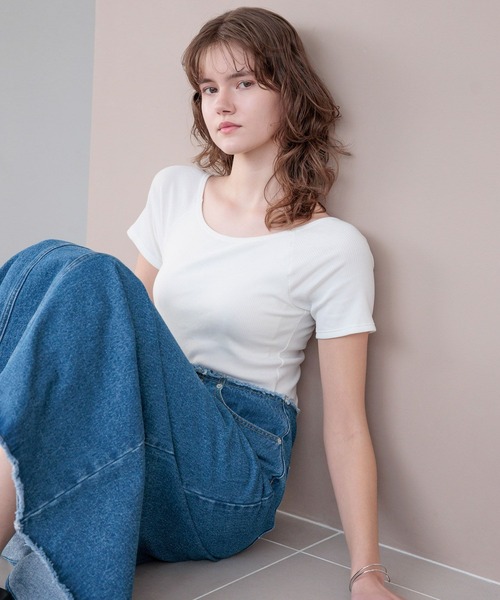 bijorie（ビジュリィ） tシャツ 半袖 「bijorie」カップ付きバック