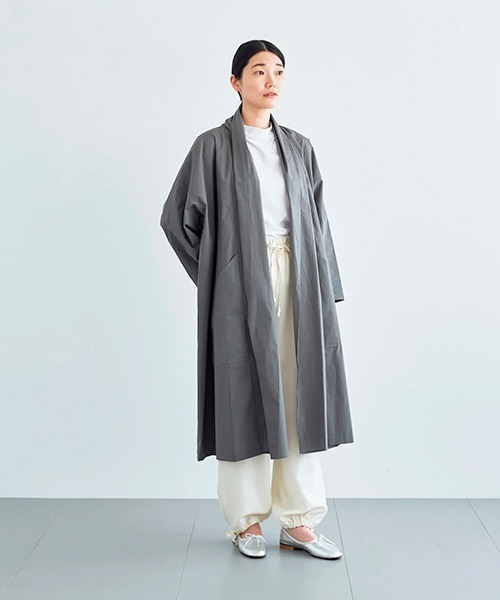 ata（アタ） コート アウター ata robe 2. / 綿ブロード ローブコート