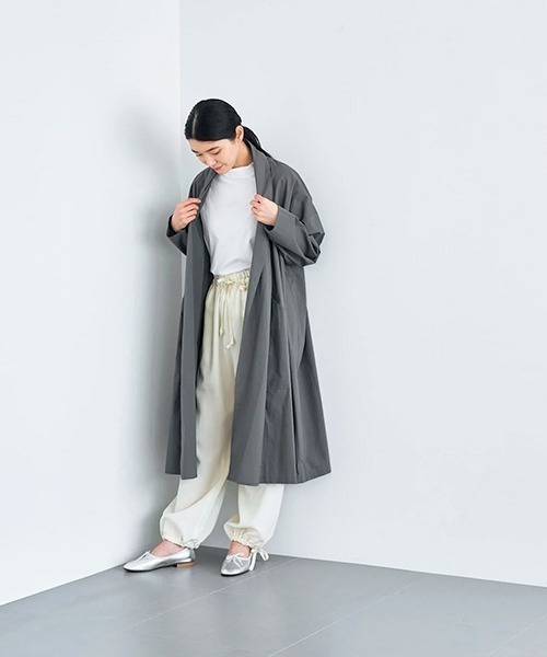 ata（アタ） コート アウター ata robe 2. / 綿ブロード ローブコート
