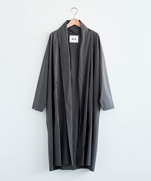 ata（アタ） コート アウター ata robe 2. / 綿ブロード ローブコート