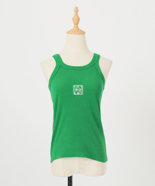 タンクトップ ノースリーブ ARAMINTA JAMES/アラミンタ ジェームスMONOGRAM TANK レディース