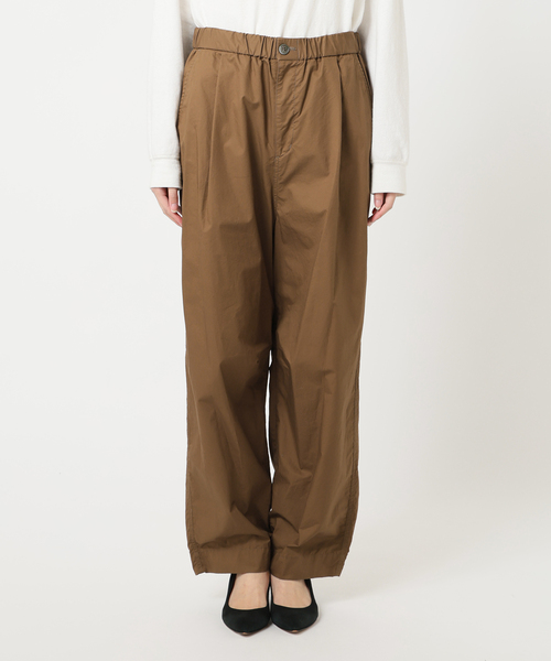 コットン製バレルパンツ FRAMeWORK パンツ コットンイージータックバレルパンツ
