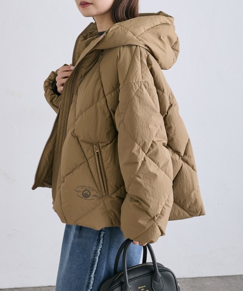 pual ce cin 「PUAL CE CIN」 ダウンジャケット FREE キャメル