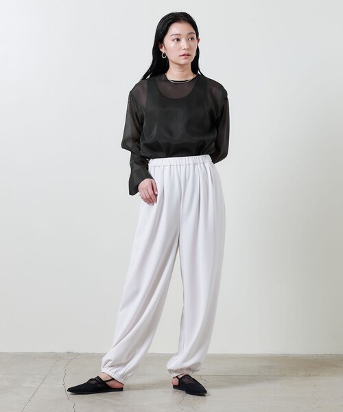 「MARW UNITED ARROWS」 長袖ブラウス FREE ホワイト レディース MARW UNITED ARROWS ブラウス シャツ 「MARW ARROWS」シアー