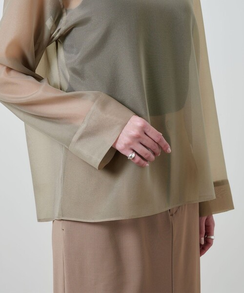 MARW UNITED ARROWS シアー　シャツ　ブラウス　web限定 MARW UNITED ARROWS ブラウス シャツ 「MARW ARROWS」シアー