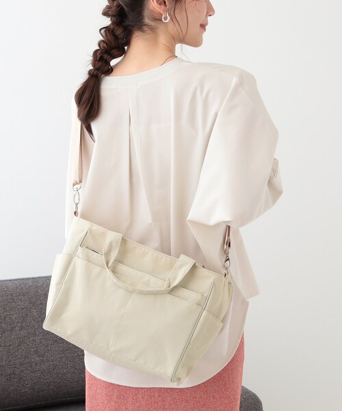 SHOO・LA・RUE トートバッグ 「撥水／2WAY」12ポケットトート