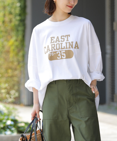 tシャツ 別注「Champion/チャンピオン」16s/1Jersey L/S Tシャツ レディース Champion tシャツ 別注「Champion/チャンピオン」16s/1Jersey L