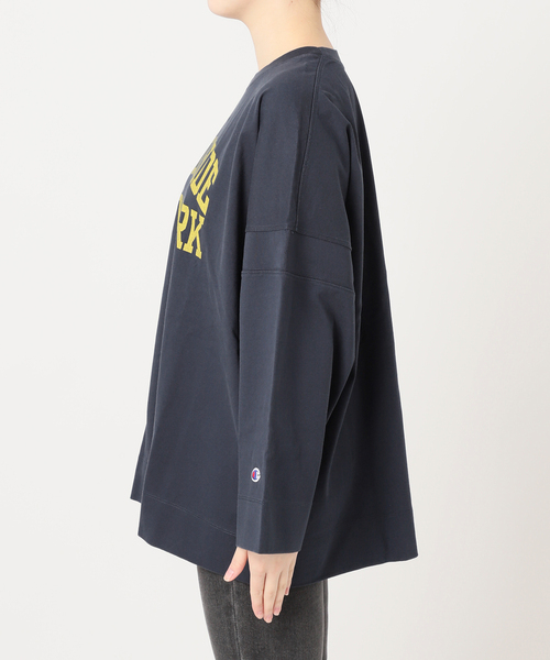 tシャツ 別注「Champion/チャンピオン」16s/1Jersey L/S Tシャツ レディース 別注【Champion/チャンピオン】16s/1Jersey L/S Tシャツ