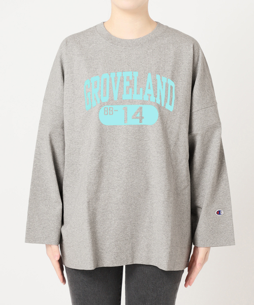 tシャツ 別注「Champion/チャンピオン」16s/1Jersey L/S Tシャツ レディース Champion tシャツ 別注「Champion/チャンピオン」16s/1Jersey L