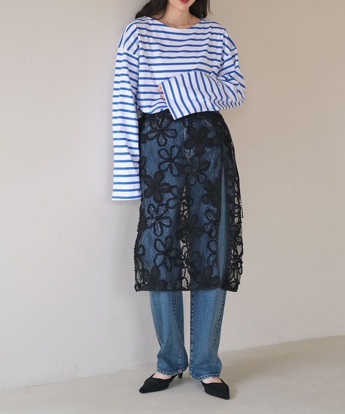 AKTE スカート レースラップスカート : ZOZOTOWN Yahoo!店