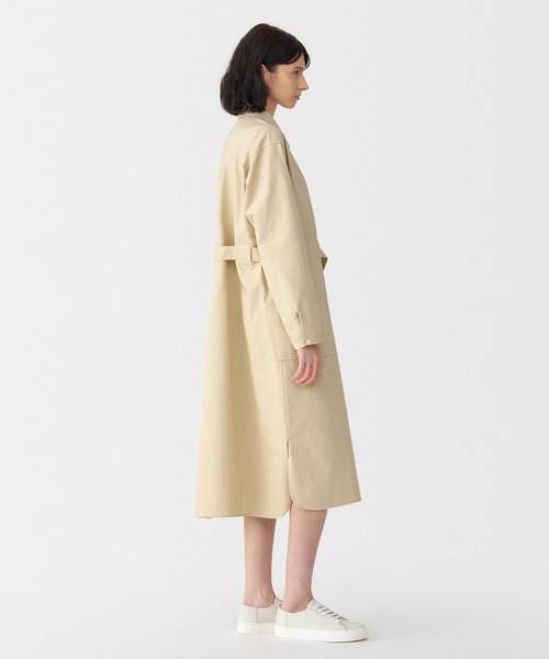 MUJI Labo シャツワンピース 「MUJI Labo」婦人 和紙混ツイルシャツ 
