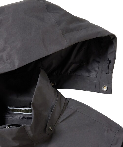 マウンテンパーカー ウインドブレーカー GORE-TEX ゴアテックス 防水 防風 透湿 フーデッドジャケット / フード取り外し可 メンズの画像