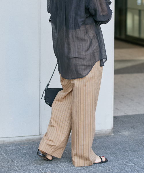 今季完売　JOURNAL STANDARD ストライプクロスラフパンツ ストライプクロスラフパンツ（その他パンツ）｜JOURNAL STANDARD