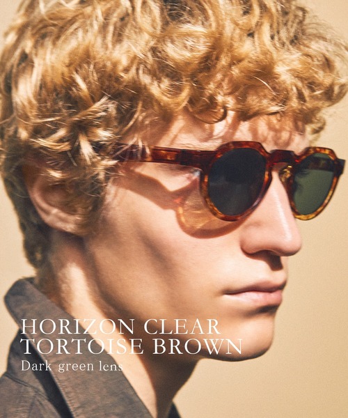 Jugaad14 サングラス 「jugaad14」HORIZON CLEAR tortoise brown