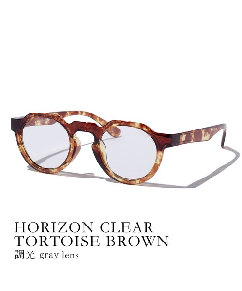 Jugaad14 サングラス 「jugaad14」HORIZON CLEAR tortoise brown Jugaad14 サングラス 「jugaad14」HORIZON CLEAR tortoise brown