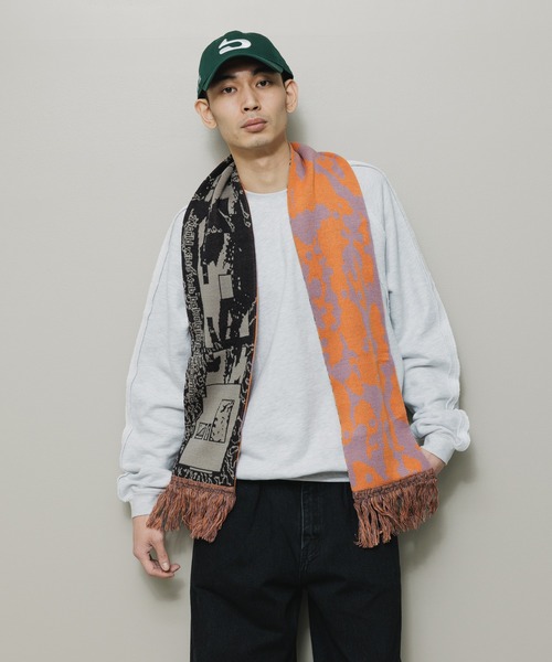 BAL JACQUARD KNIT SOCCER SCARF マフラー BAL / JACQUARD KNIT SOCCER SCARF（マフラー）｜BAL（バル）の