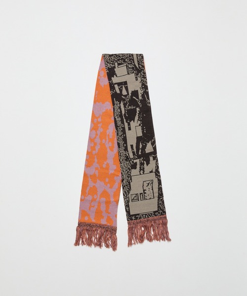 BAL JACQUARD KNIT SOCCER SCARF マフラー BAL（バル）の「【2022秋冬】JACQUARD KNIT SOCCER SCARF