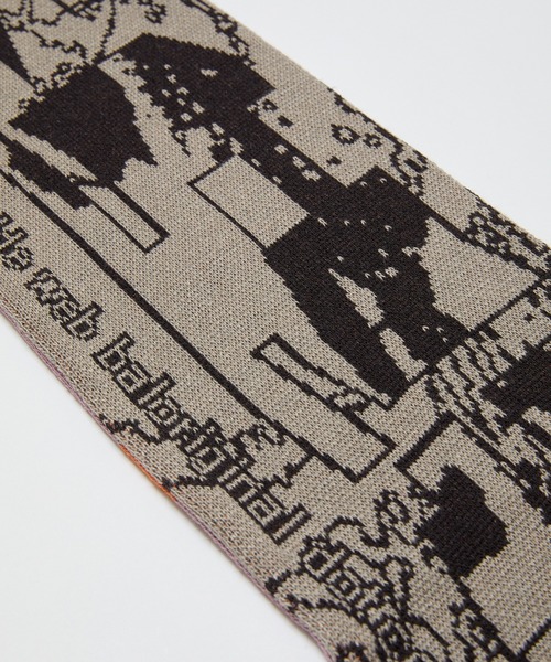 bal JACQUARD マフラー bal original /JACQUARD KNIT SOCCER SCARF - 小物人気 商品 通販