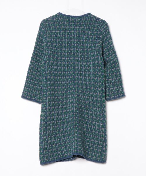 「KRISTINA TI」 ニットカーディガン 40 ブルー レディース_画像2