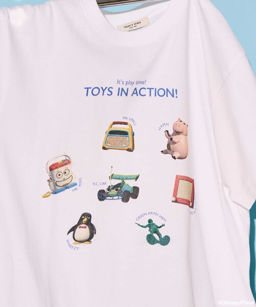 tシャツ 「TOYSTORY」 SLINKY/フロントプリントTシャツ/ トイ・ストーリー/スリンキー/Tシャツ レディース FREAK'S STORE tシャツ 「TOYSTORY」 SLINKY/フロントプリントT
