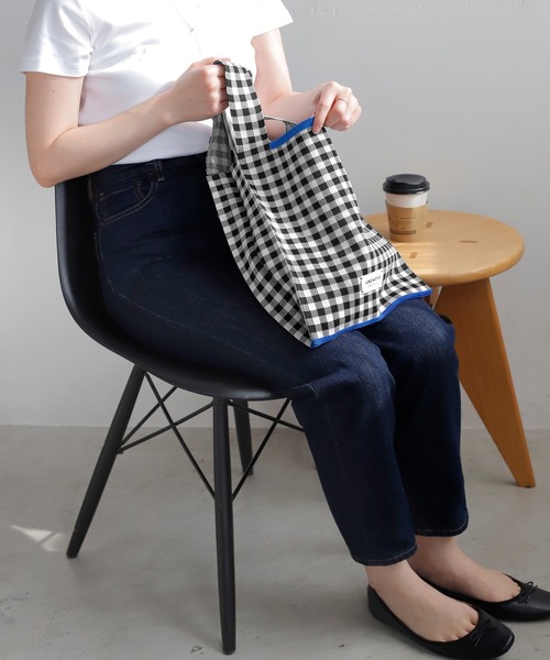 【完売品】ギンガムチェック トートバッグ 未使用 未使用】ZARA ギンガムチェックトートバッグ - メルカリ