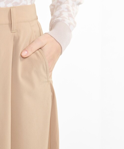 エーグル（AIGLE）/UVカット 速乾 ワンポイントロゴ刺繍 ワイドレッグ フレアパンツ / ドレープワイドパンツ AIGLE（エーグル） パンツ UVカット 速乾 ワンポイントロゴ刺繍 ワイド