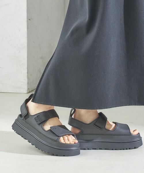 【新品・未使用】UGG Golden Glowサンダル plage サンダル 「一部カラーWEB限定」UGG / アグ GOLDEN GLOW