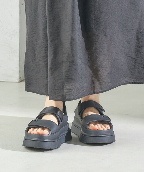 【UGG】Golden Glow ☆ アイコニックな サンダル 日本未発売商品 UGG Australia サンダル UGG:GOLDEN GLOW レディース : ZOZOTOWN