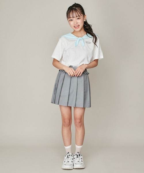 JENNI love tシャツ 配色セーラーカラーTシャツ キッズ 子供服