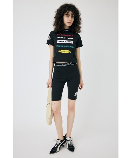 MOUSSY tシャツ HONDA RACING TINY Tシャツ レディース